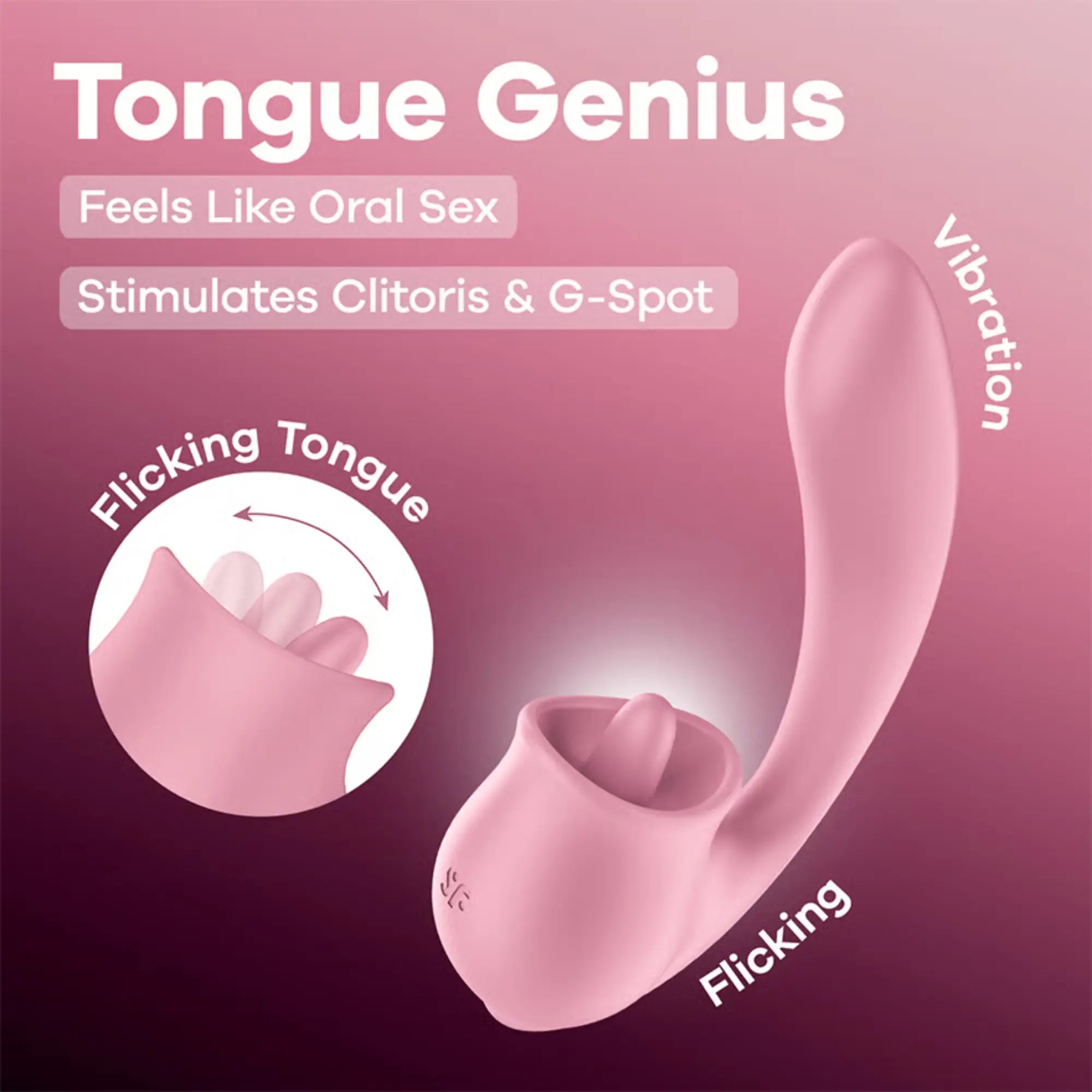 Detaljbild på produkten Satisfyer Tongue Genius