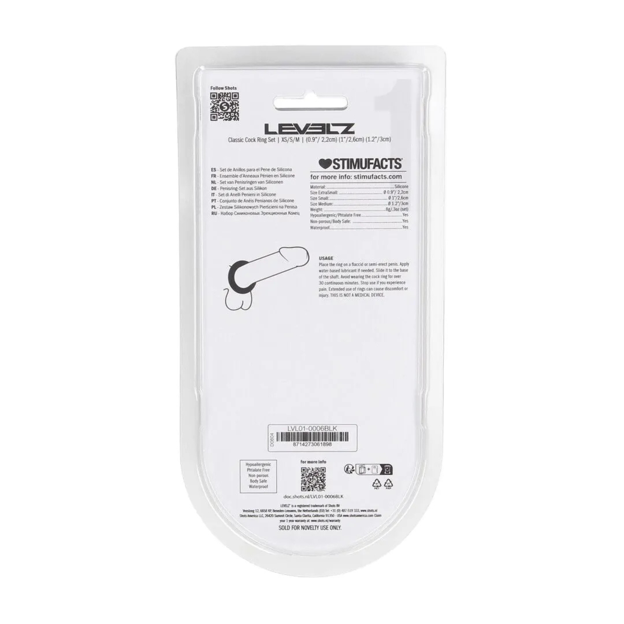 Baksida Kartong Levelz Set