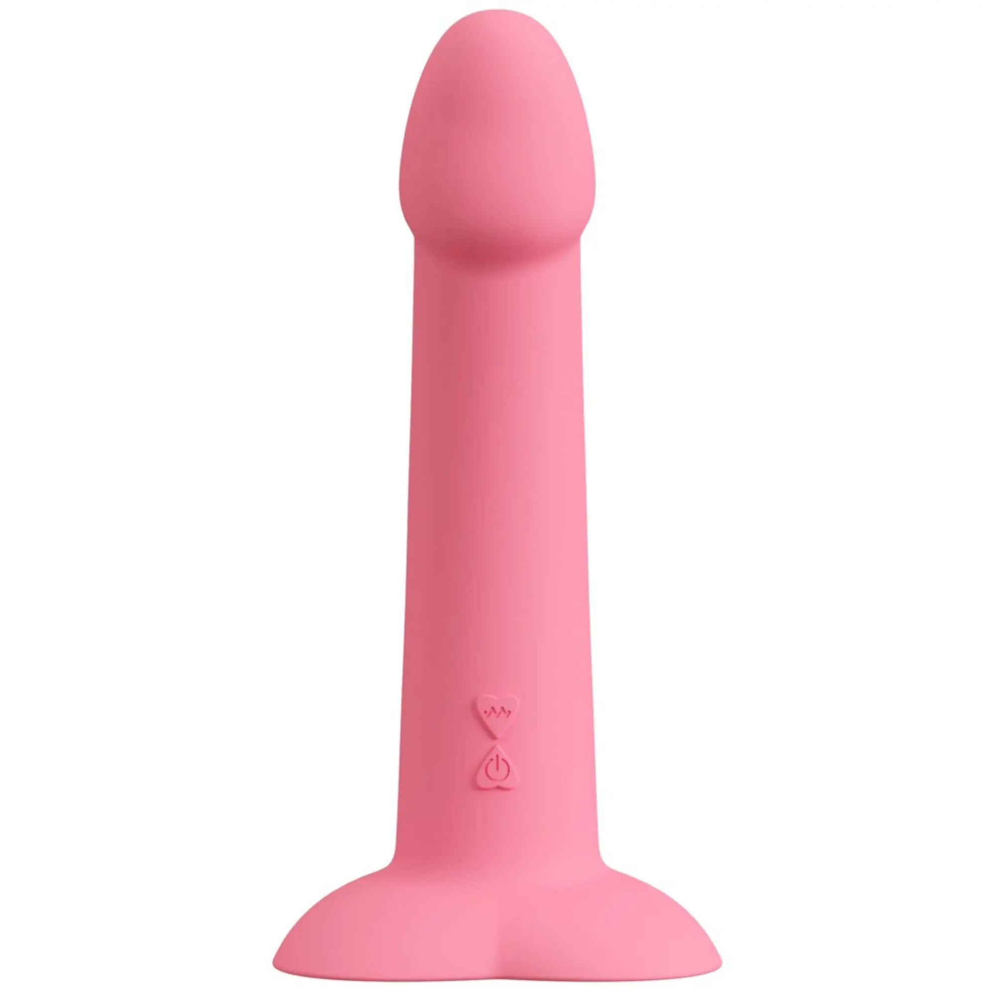 Heart Guy Vibrerande Dildo Rosa produktbild