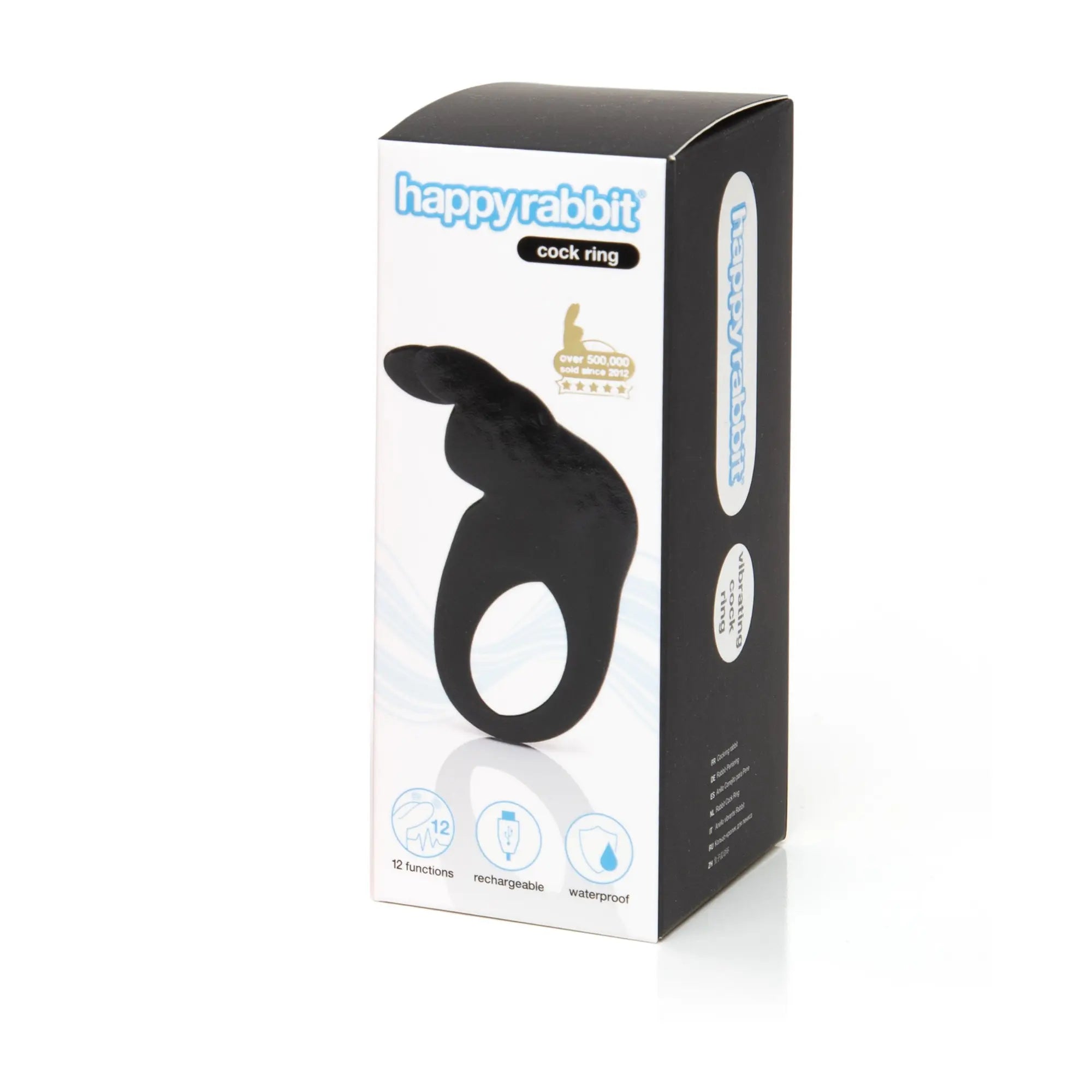 Kartongbild på Happy Rabbit Rabbit Cock Ring Black