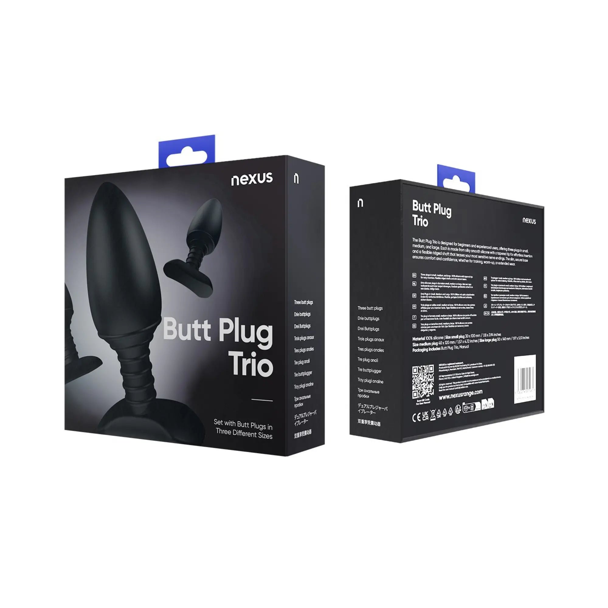Kartongbild till Nexus Butt Plug Trio