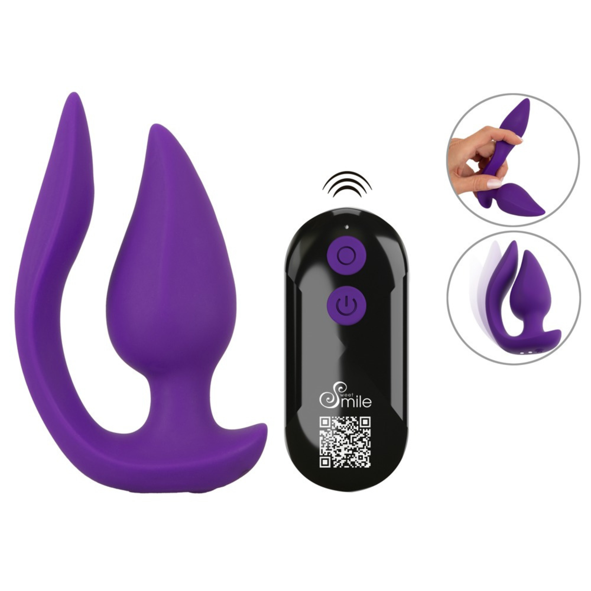 Sweet Smile 2-in-1 Plug & Trosvibrator - Lustly.se