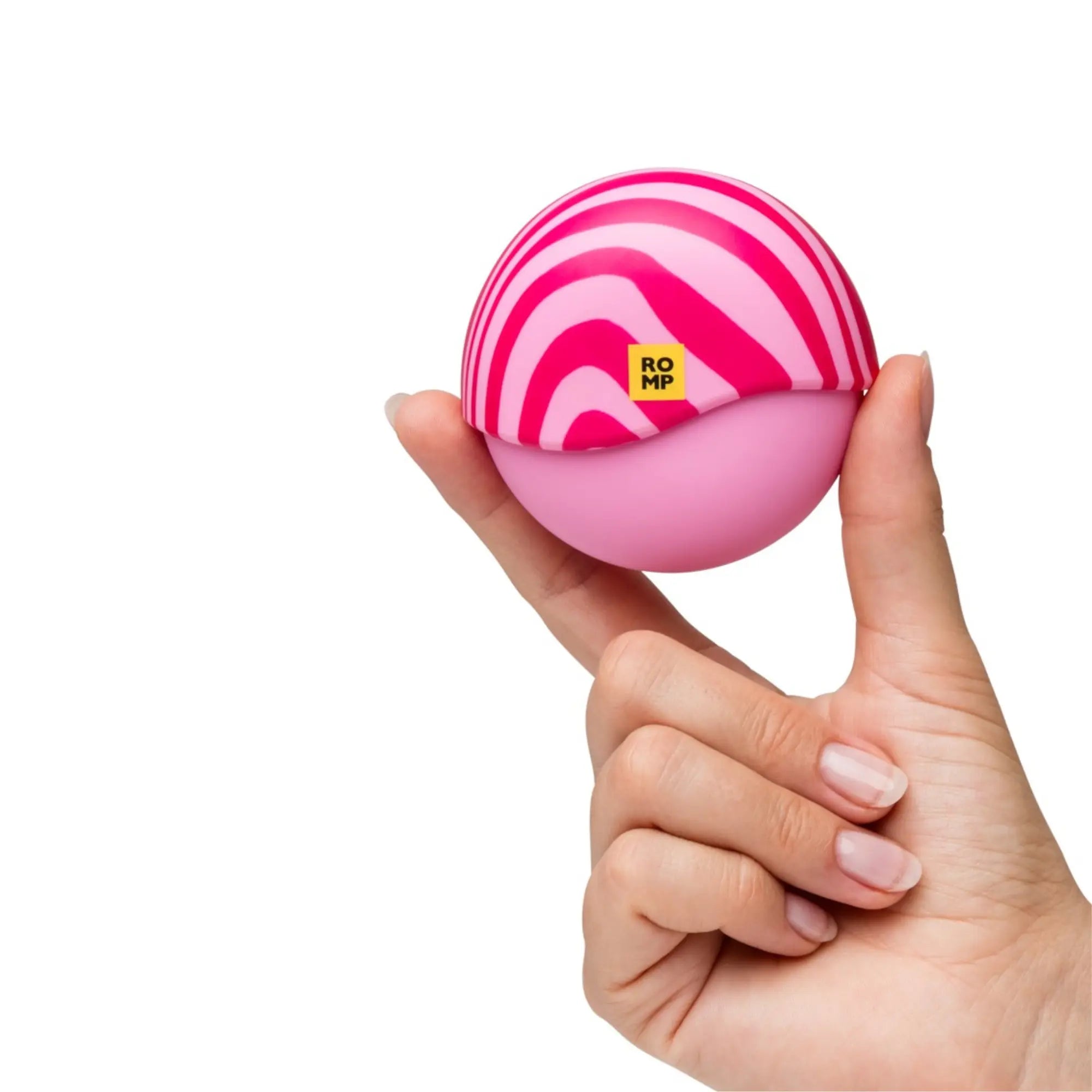 Bilden visar hur Romp Spin Lufttryckvibrator ser ut med fodralet