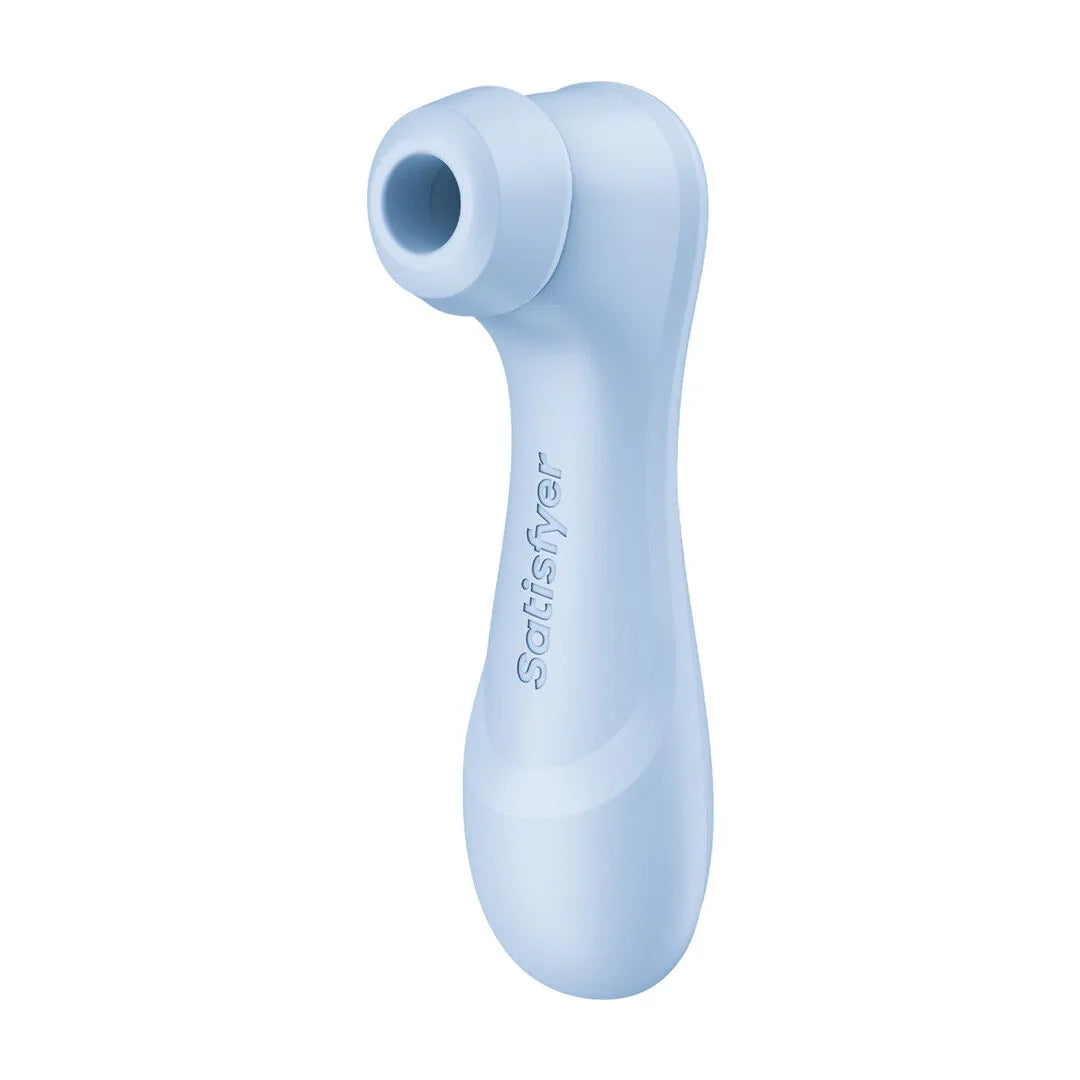 Satisfyer Pro 2 Generation 4 i blå sammetsmjuk silikon