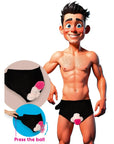 Bild som visar hur Penis Briefs Skämtartikel fungerar