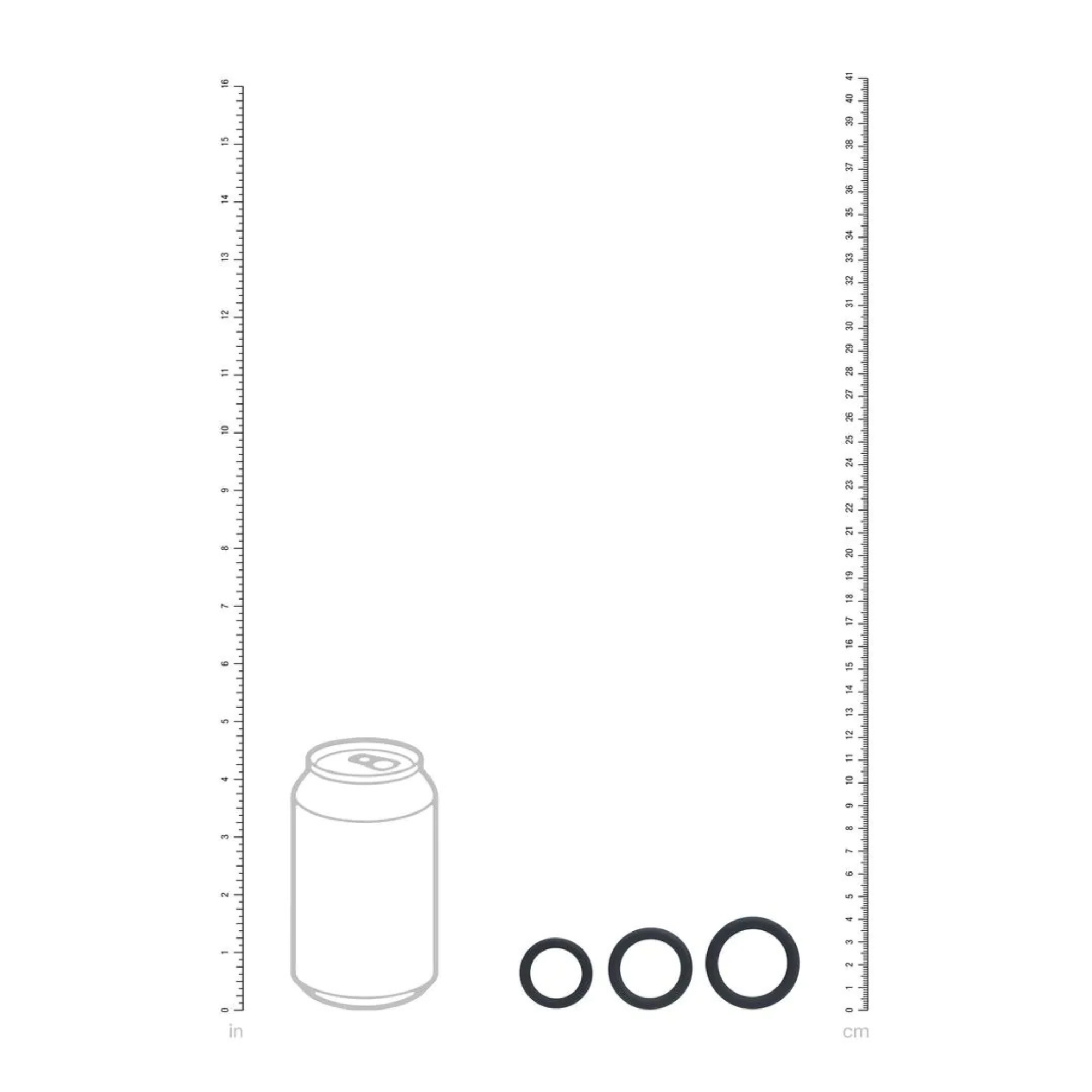 Levelz Classic Silicone Cockring Set