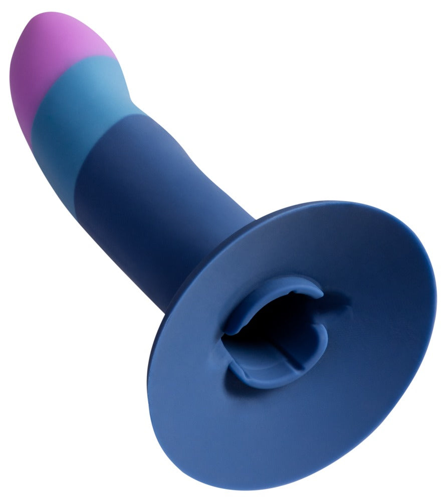 ROMP Piccolo dildo med böjd G- och P-punktspets, blå