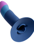 ROMP Piccolo dildo med böjd G- och P-punktspets, blå
