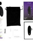 We-Vibe Moxie+ Satin Black – vattentät trosvibrator med 10 lägen