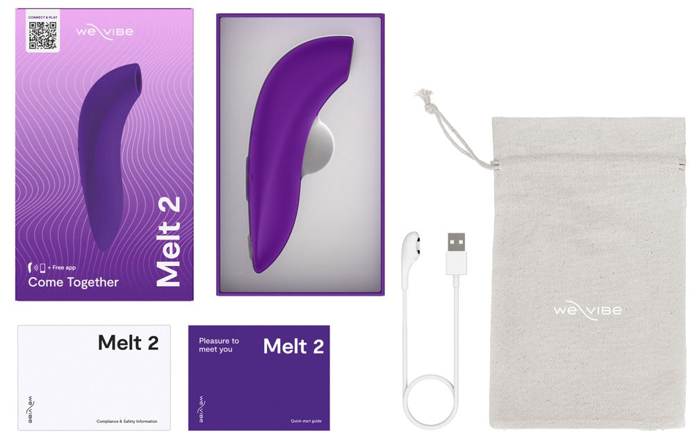 We-Vibe Melt 2 lila – beröringsfri klitorisstimulans med lufttryck