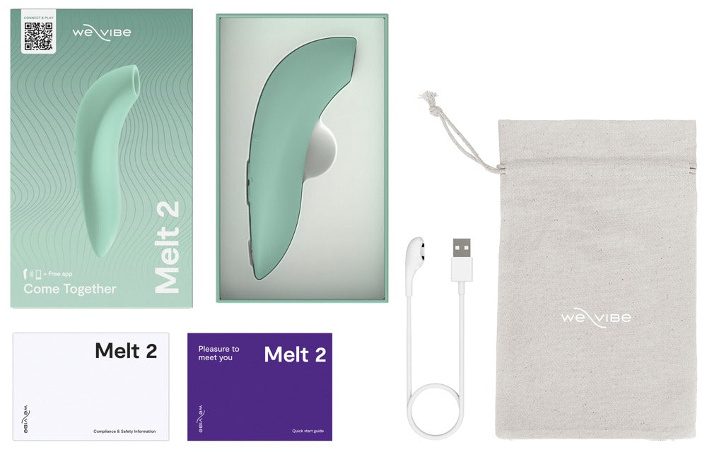 We-Vibe Melt 2 grön – beröringsfri klitorisstimulans med lufttryck