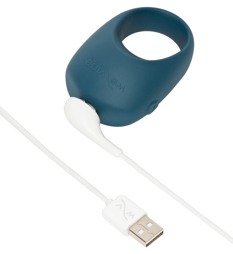 We-Vibe Pivot 2 – vattentät vibrerande penisring i blått