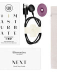 Womanizer Next rosa i handen, slim design