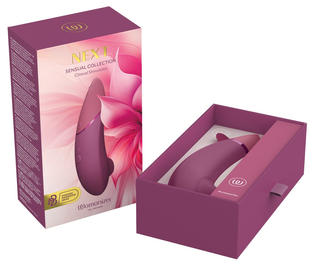 Förpackning till Womanizer Next i rosa