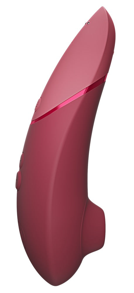 Röd Womanizer Next lufttrycksvibrator, sidovy