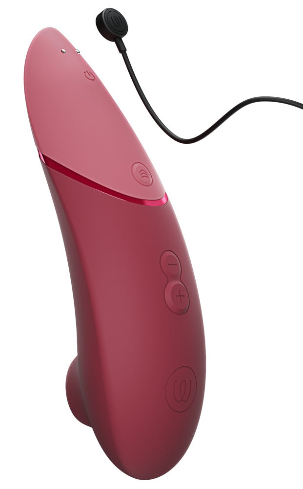 Womanizer Next röd i handen, slim design