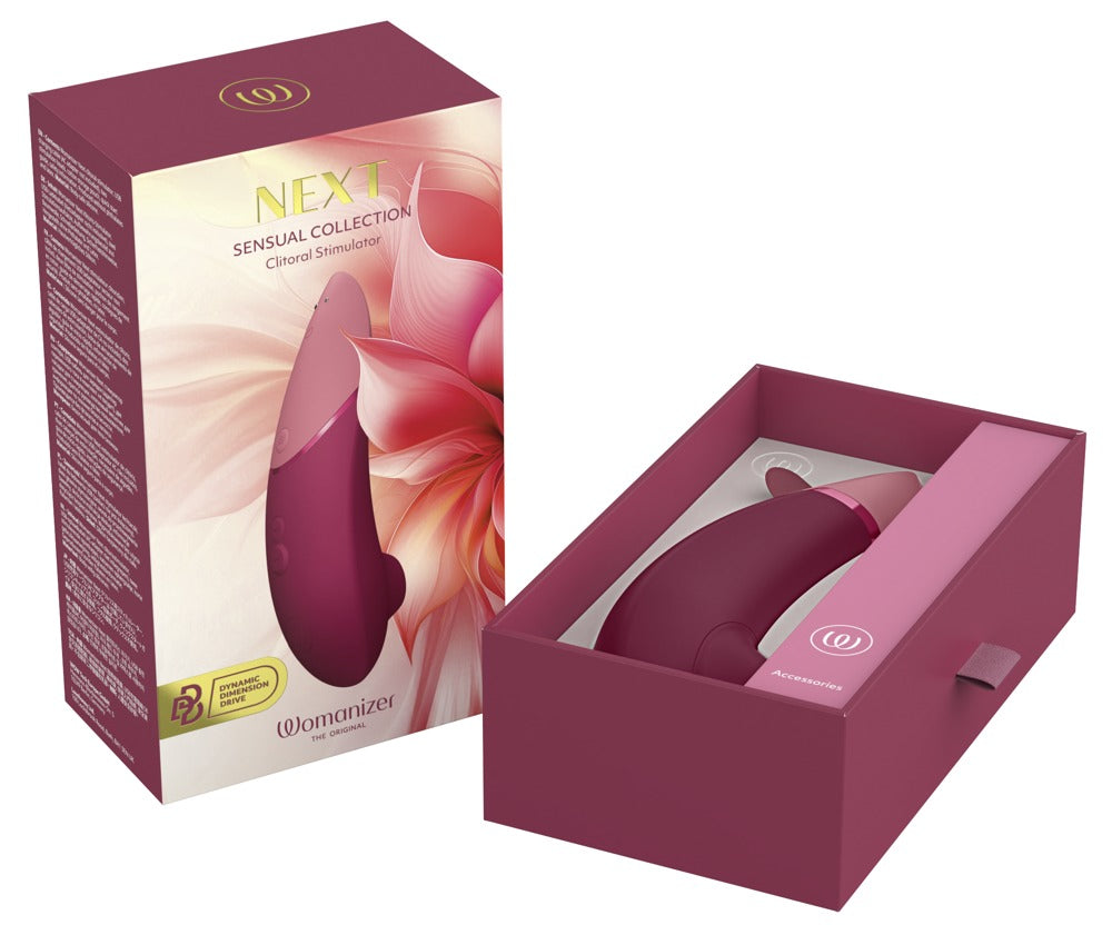Förpackning till Womanizer Next i rött