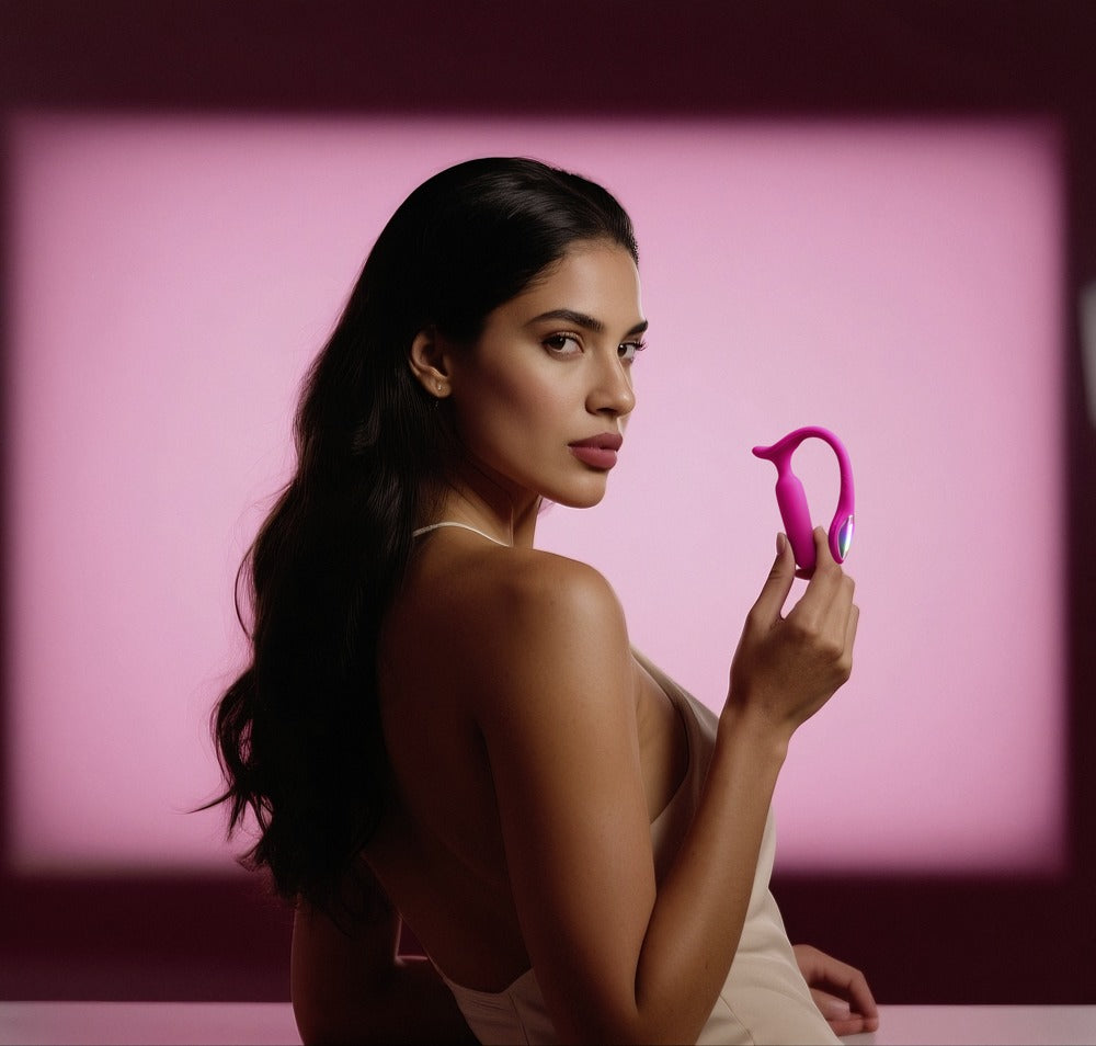 Lovense Lush Anal rosa analplugg, styrs via Lovense-appen på distans