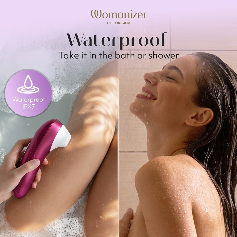 Womanizer Pro rosa, uppladdningsbar via USB