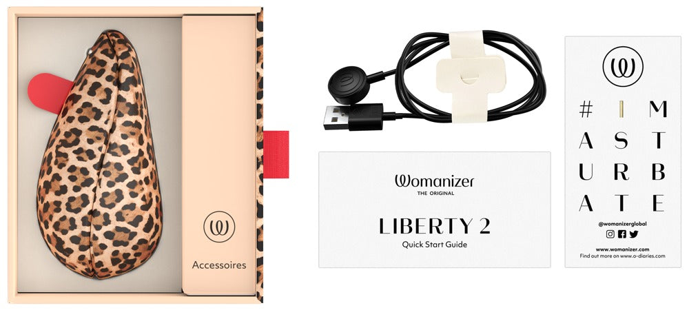 Womanizer Liberty 2 Leopard med Pleasure Air-munstycke