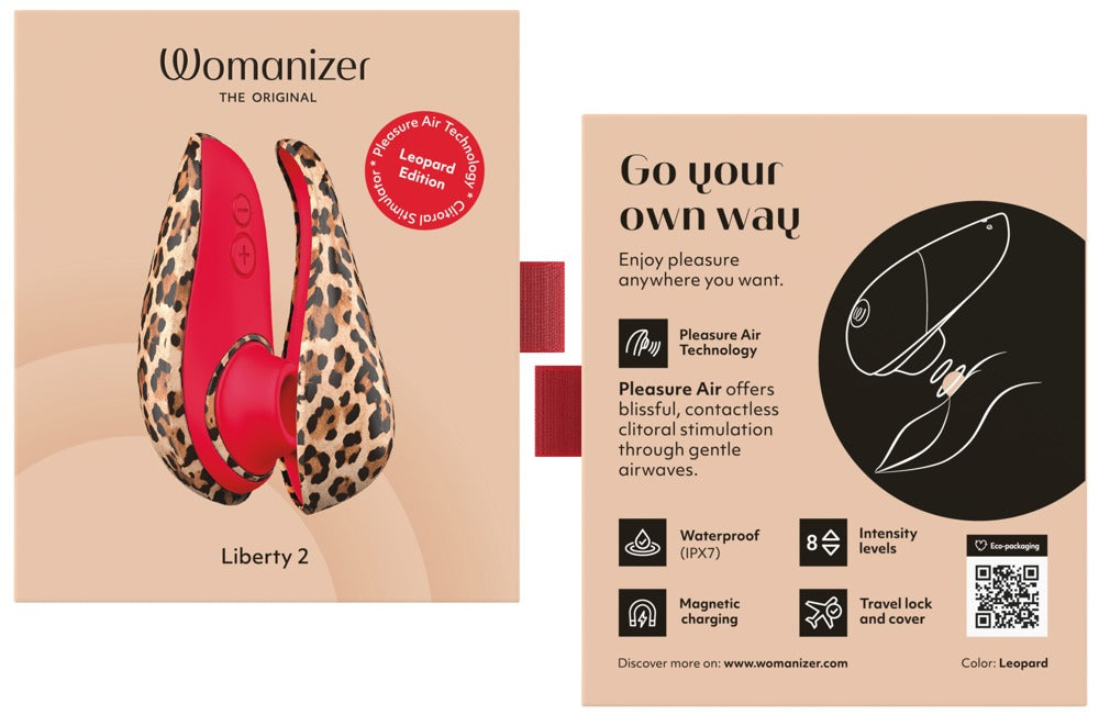 Förpackning till Womanizer Liberty 2 Leopard
