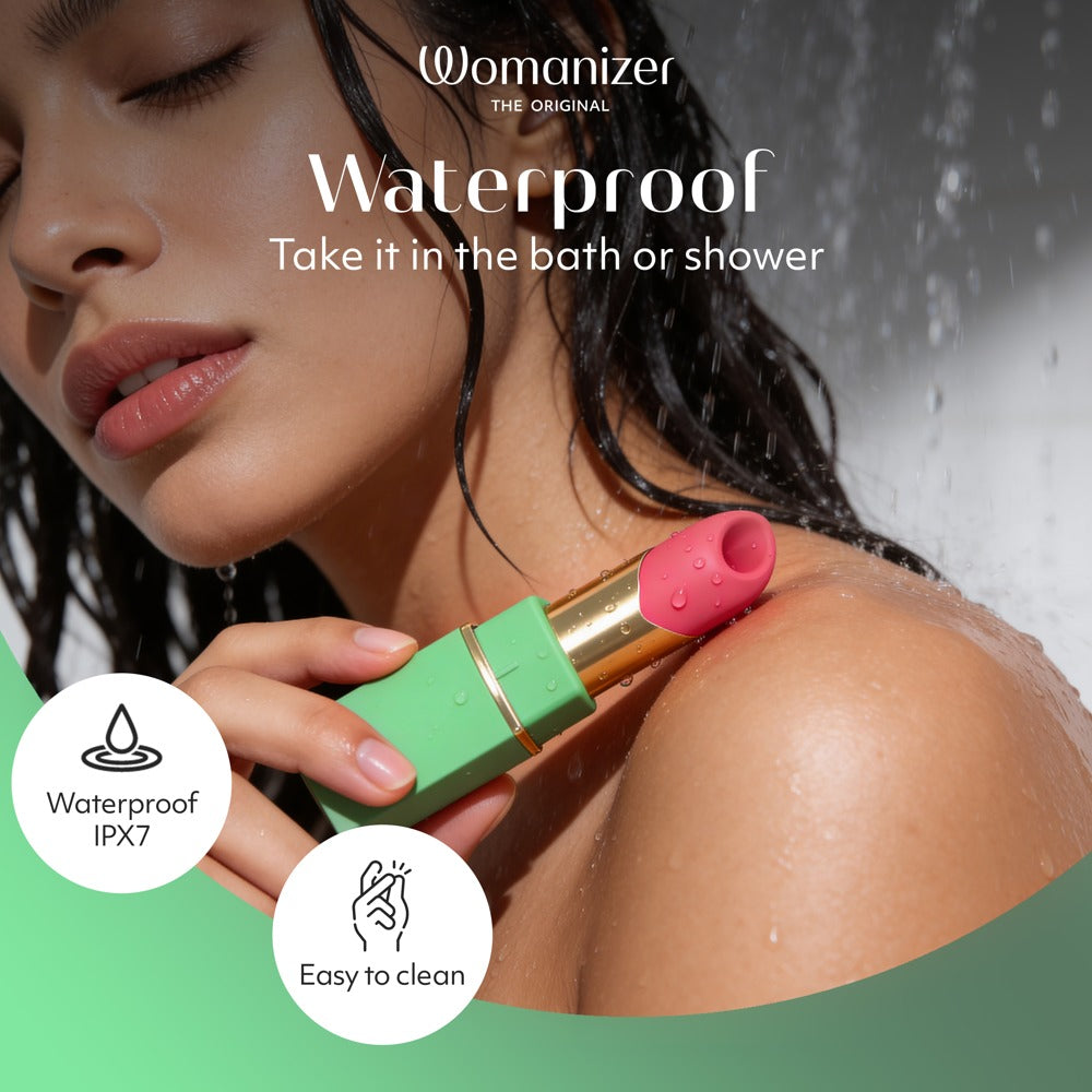 Womanizer Beauty läppstiftsvibrator med skyddslock