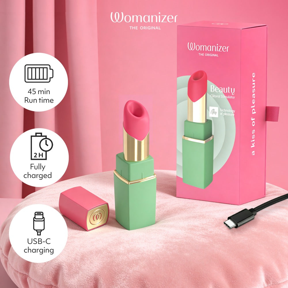 Womanizer Beauty vattentät klitorisstimulator i läppstiftsform