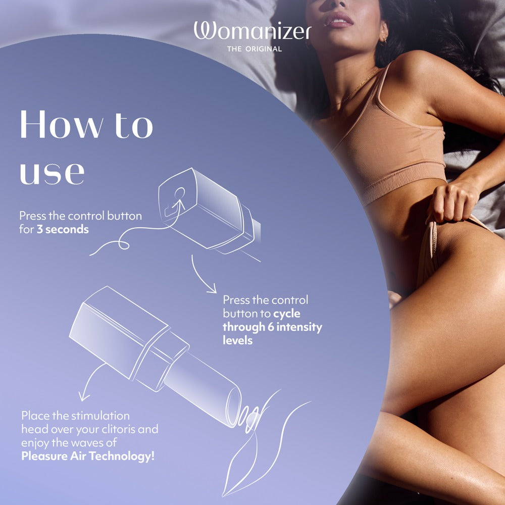 Womanizer Beauty Lilac med 6 intensitetsnivåer