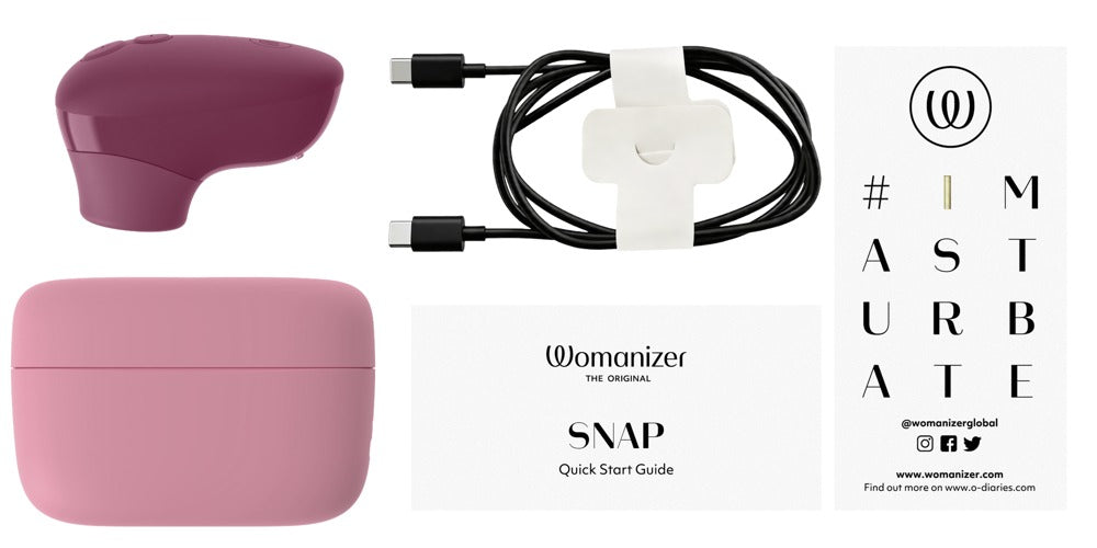 Womanizer Snap i fodral på nattduksbordet