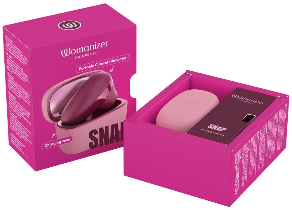 Förpackning till Womanizer Snap lufttrycksvibrator