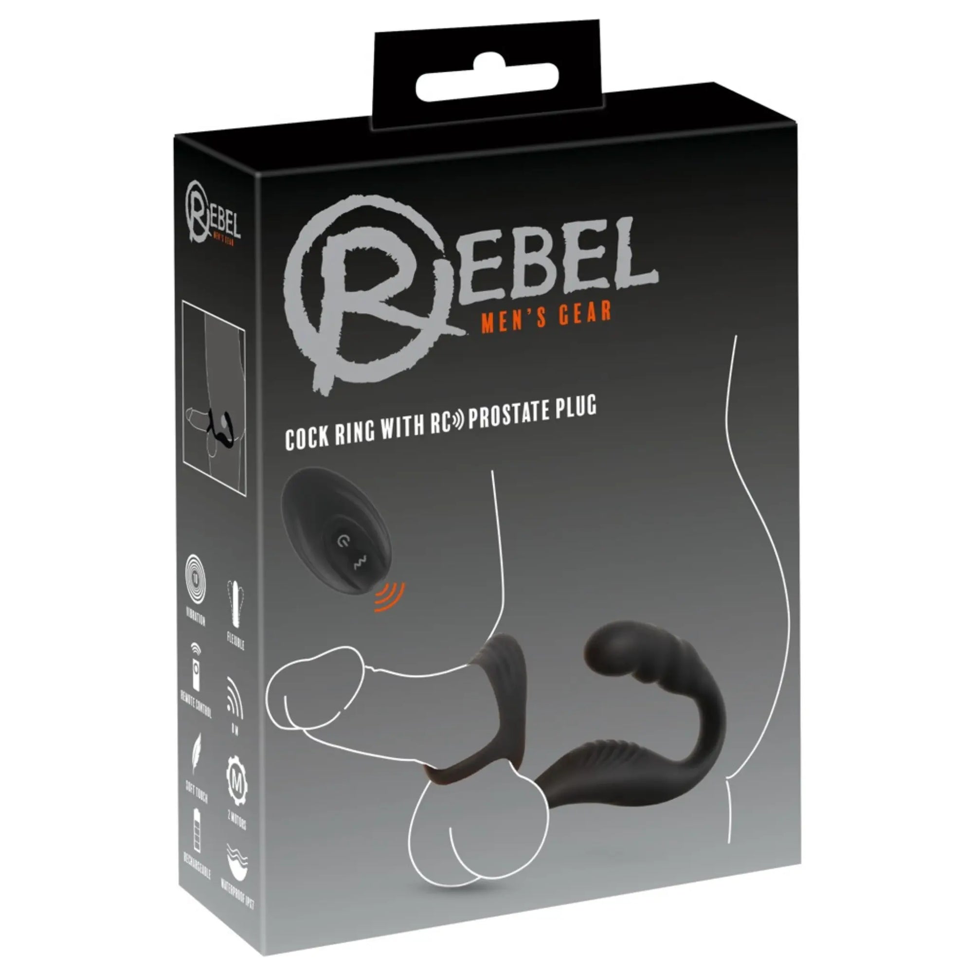 Rebel Penisring med Prostatavibrator - Lustly.se