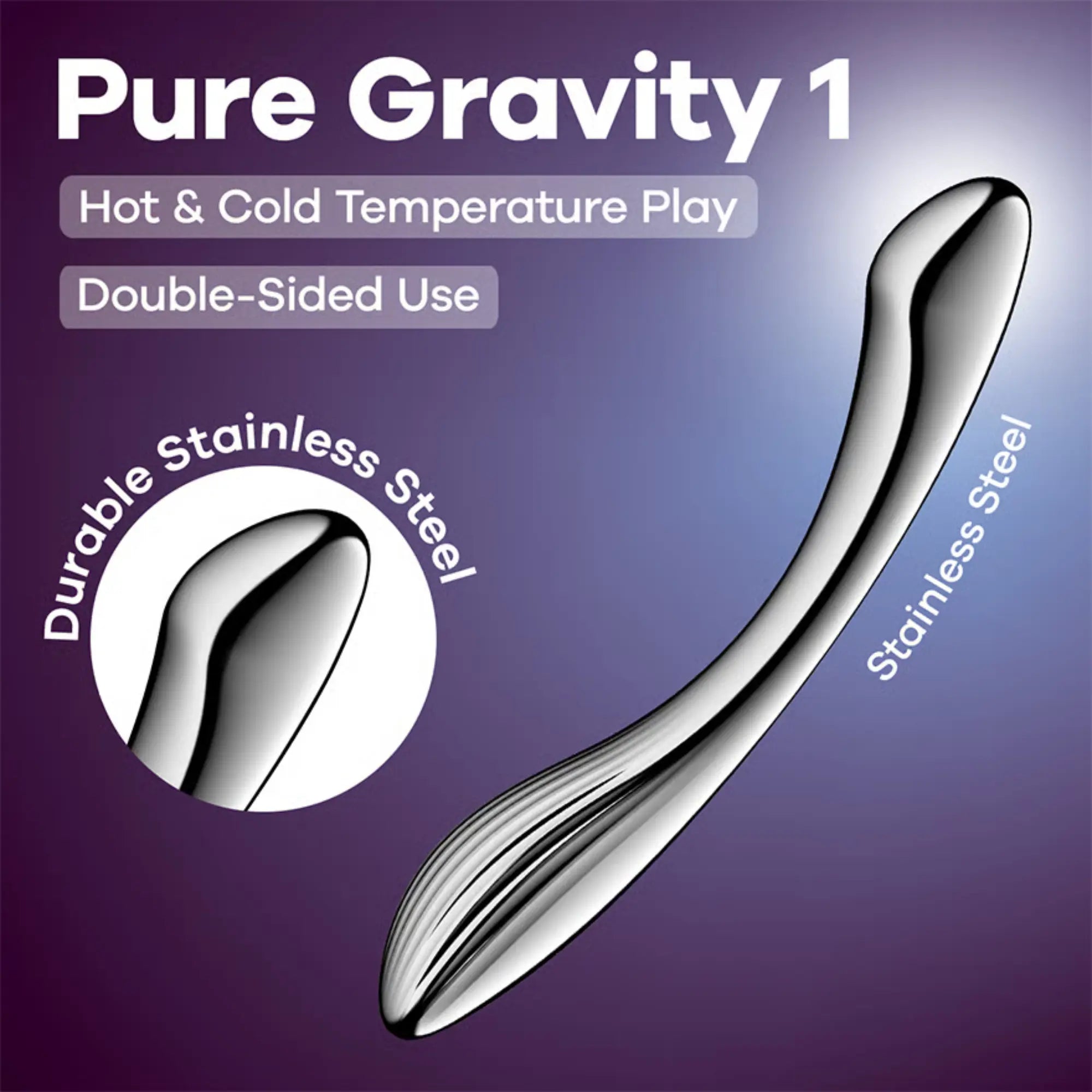En informations banner för Satisfyer Pure Gravity 1
