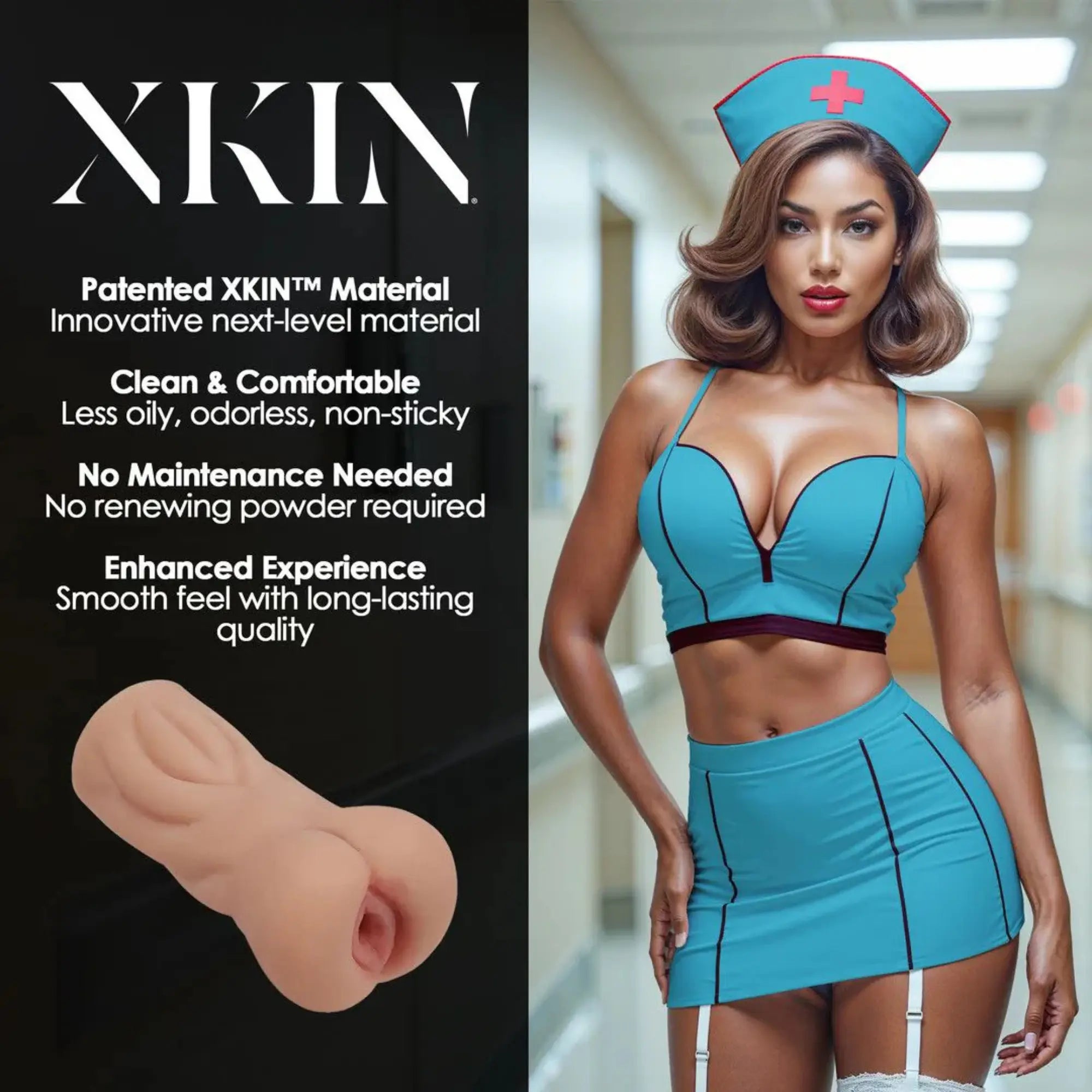 En förklarande bild till XKIN Career Girls Naughty Nurse Trixie Nightshift