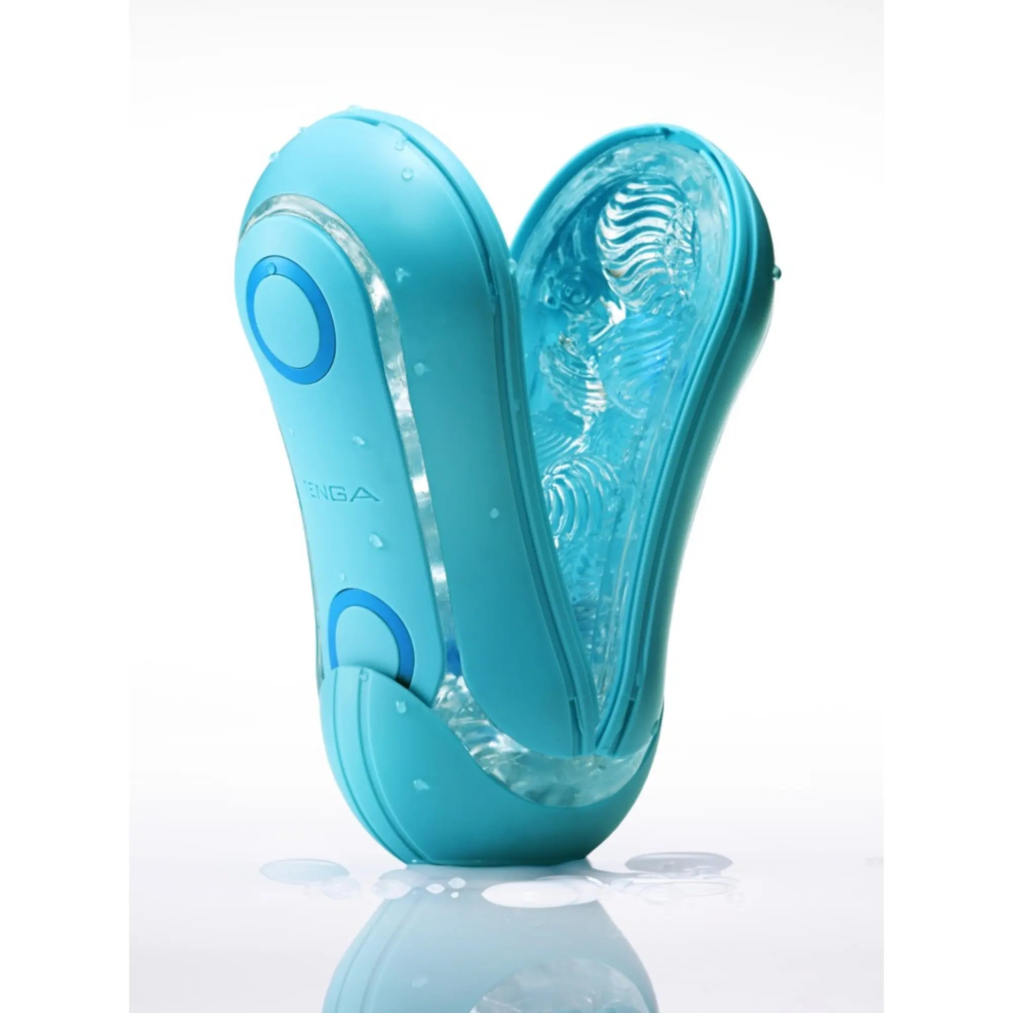 Tenga Flip Orb Masturbator Blue öppnad