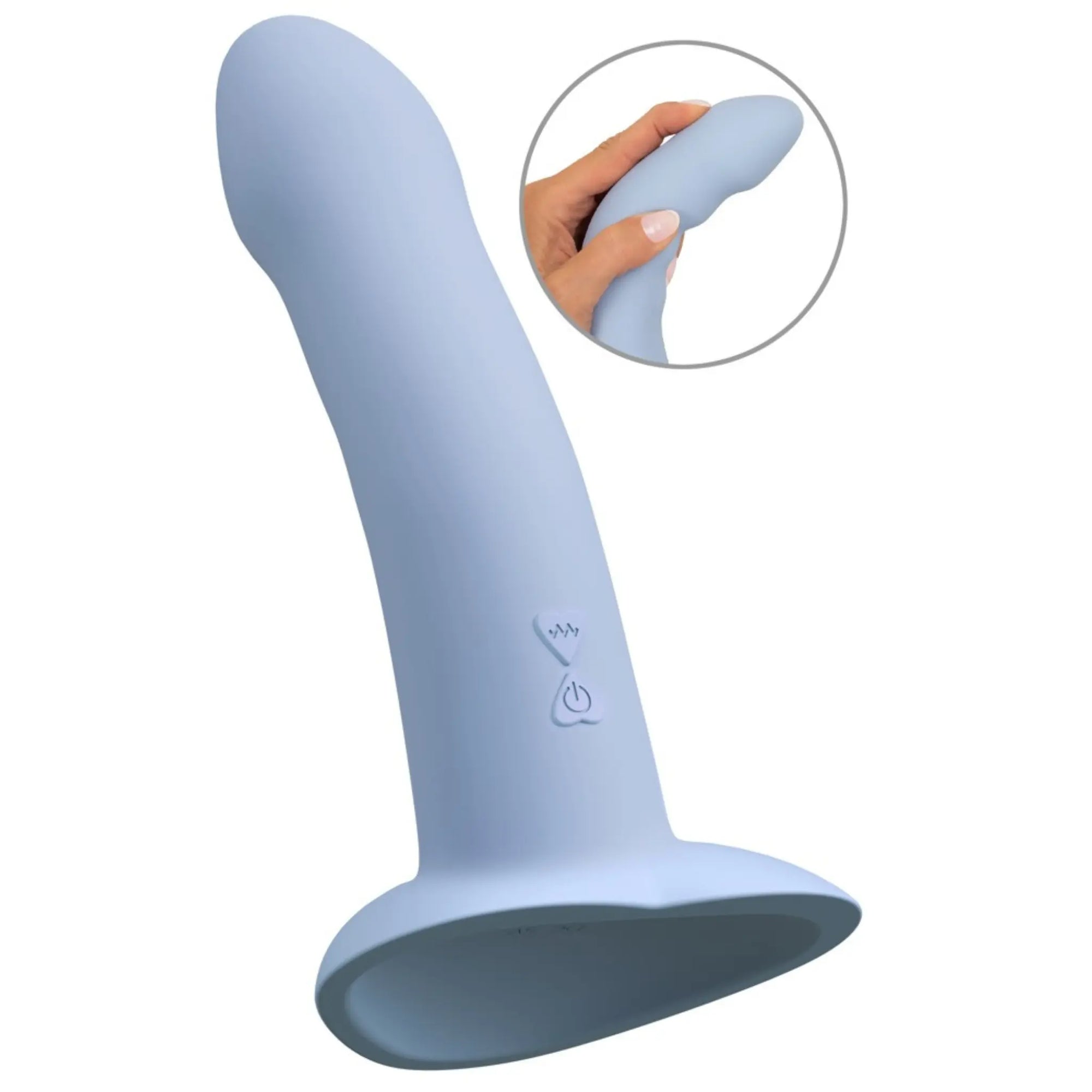 Heart Guy Dildo Blå