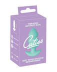 Bild på kartongen till Cuties Vibrerande Buttplug Green
