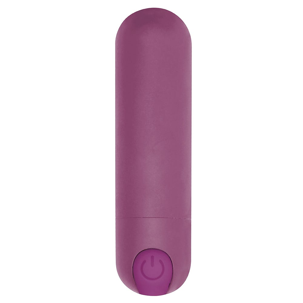 10 Speed Rechargeable Bullet Purple ståendes mot vit bakgrund.