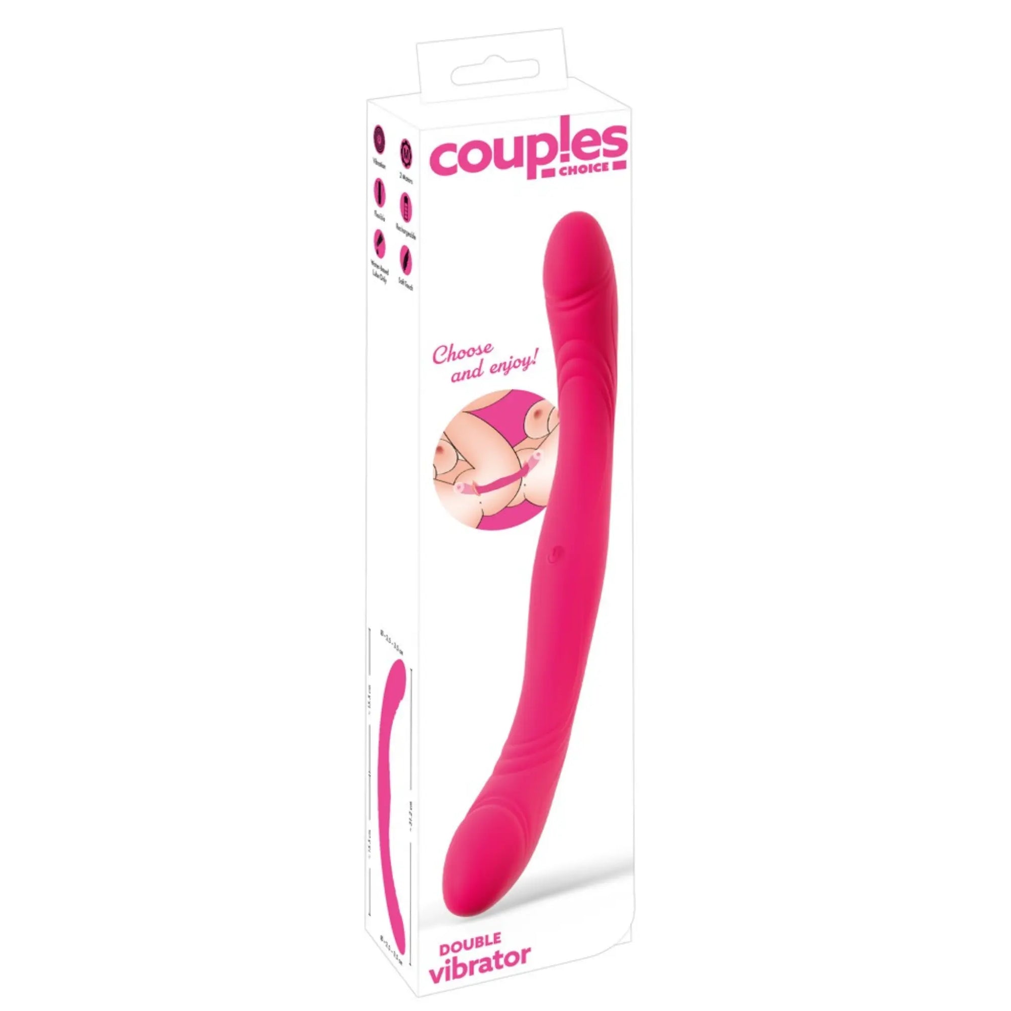 Kartongbild på Couples Choice Double Vibrator