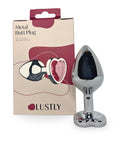 LUSTLY Beginners Collection Metal Buttplug Lustlyröd
