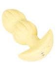 Cuties Vibrerande Buttplug Gul mot vit bakgrund