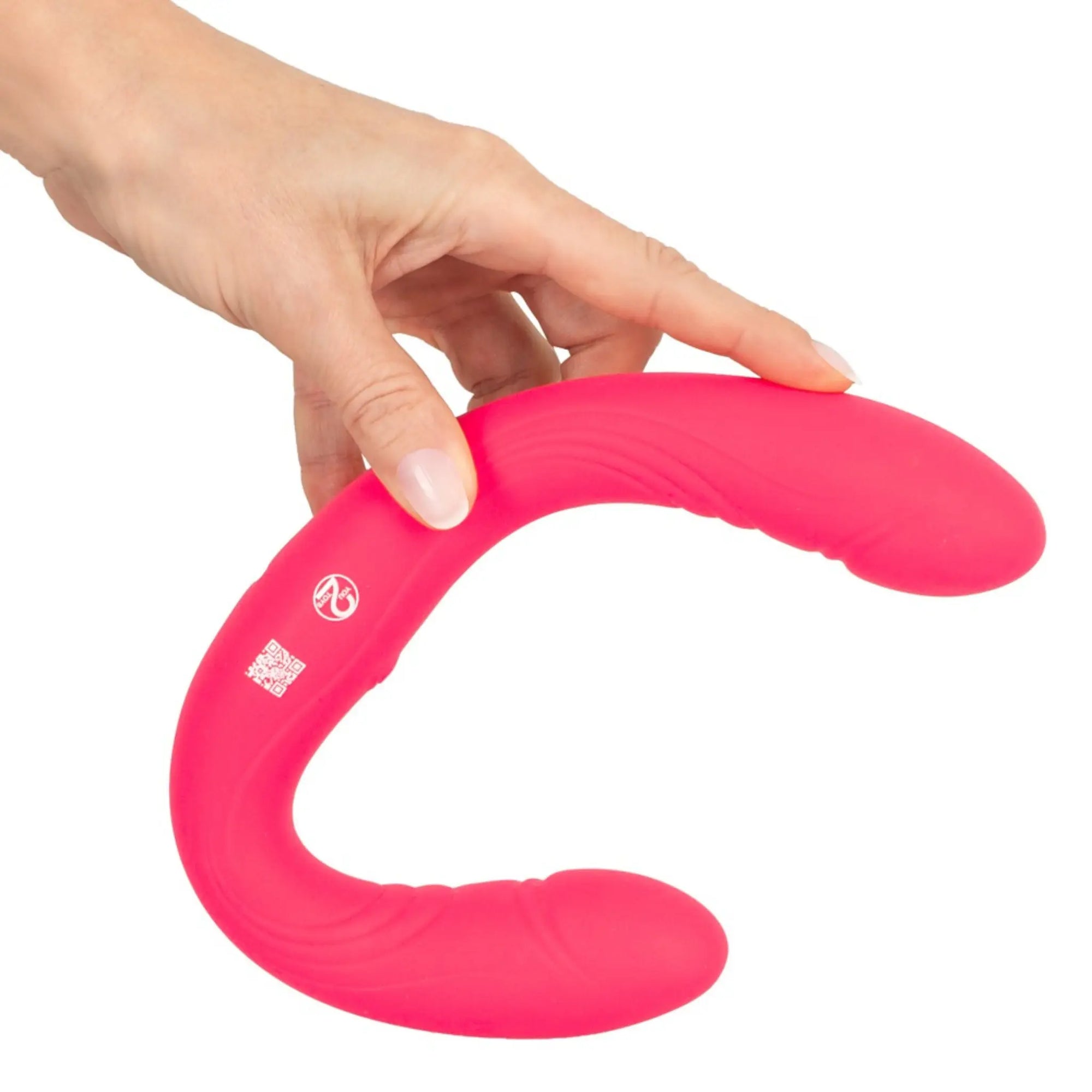 En hand håller i en Couples Choice Double Vibrator