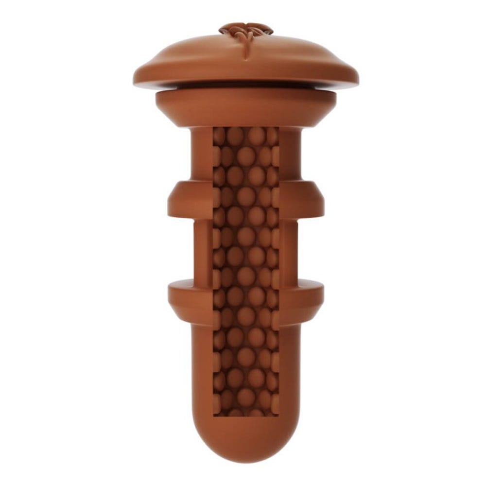 Autoblow A.I. Silicone Vagina Sleeve - Brown