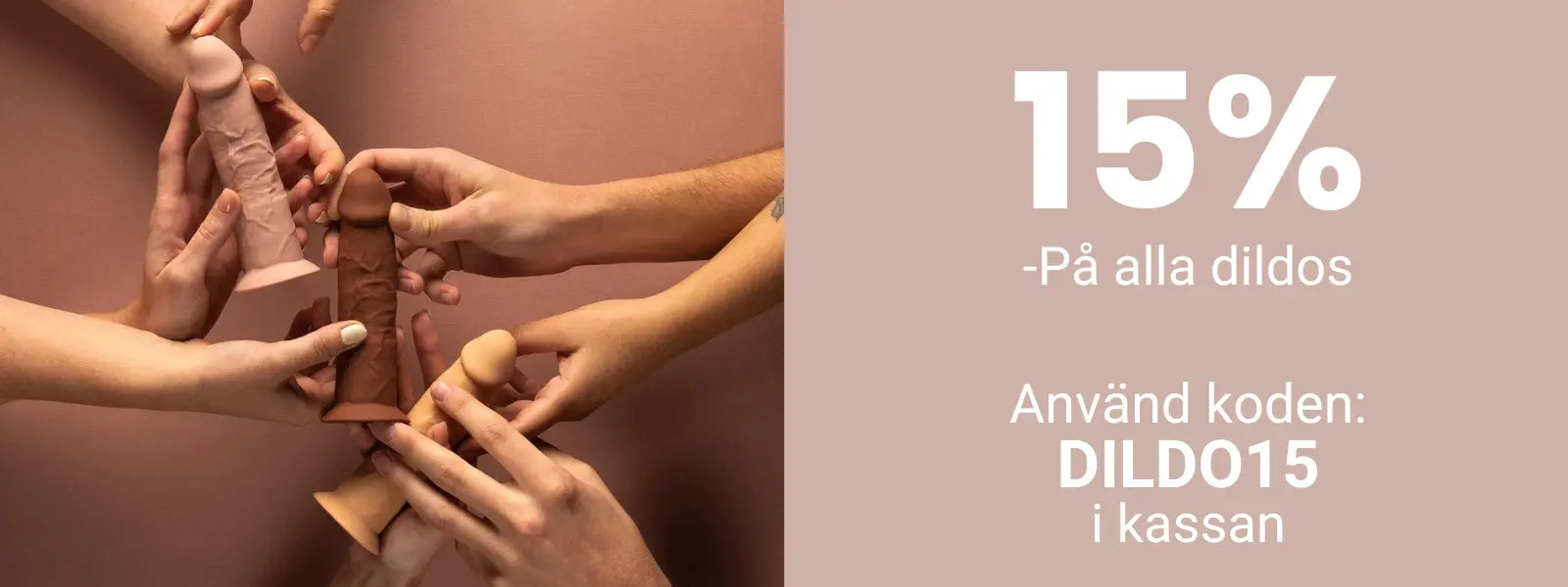 Desktopannons för 15% på Dildos