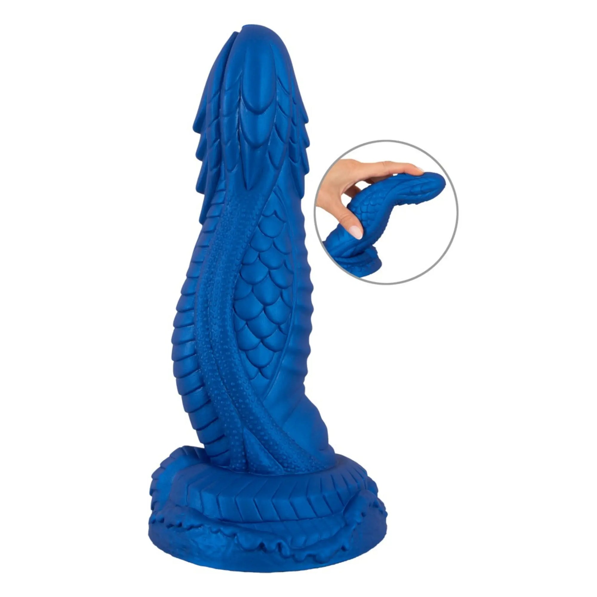 Bilden visar Beasty Cocks Symbiont Tease Dildo som är väldigt böjbar