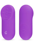 Easytoys Remote Control Vibrating Egg Lila fjärrkontroll ståendes mot vit bakgrund.