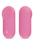 Easytoys Remote Control Vibrating Egg Rosa fjärrkontroll ståendes mot vit bakgrund.