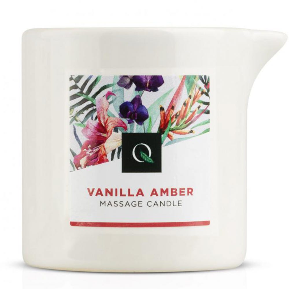 Exotiq Massage Candle Vanilla Amber Small mot vit bakgrund.