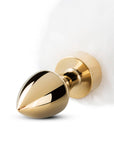 Fox Tail Plug No. 13 Gold/White