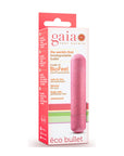 GAIA ECO Bullet Coral Klitorisvibrator produktförpackning mot vit bakgrund.