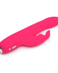 Happy Rabbit Slimline Curve Rabbit Vibrator liggandes mot vit bakgrund.